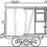 1/80(HO) J.N.R. Type YA200 Derailment Test Car Kit (Unassembled Kit) (Model Train)