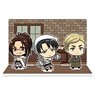 Attack on Titan Acrylic Diorama D [Levi/Erwin/Hange] (Anime Toy)