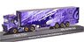 (HO) スカニア CS 20 HD 6x4冷蔵セミトレーラートラック `Von Wartburg/Purple Rain` (鉄道模型)