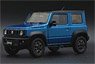 Suzuki Jimny (JB74) 2018 Brisk Blue Metallic / Black Top RHD (Diecast Car)