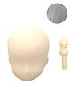 Head for Picconeemo S (White) (Hair Color / Silver) (Fashion Doll)