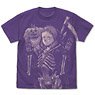 Dorohedoro (Original Ver.) Ebisu & Kikurage All Print T-Shirt Violet Purple XL (Anime Toy)