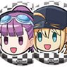 Fate/Grand Order Puchi Saba! Face Pleasure Can Badge Dead Heat Summer Race Ver. (Set of 5) (Anime Toy)