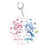 Re:Zero -Starting Life in Another World- Aqua Relle Acrylic Key Ring Rem & Ram (Childhood) (Anime Toy)