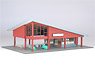 1/150 Scale Paper Model Kit Station Series 30 : Local Station Building / Shomaru Station Type (Unassembled Kit) (Model Train)