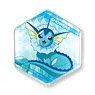 Pokemon Honeycomb Acrylic Magnet (Vaporeon) (Anime Toy)