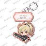 Assault Lily Bouquet Mugyutto Acrylic Key Ring Tazusa Andou (Anime Toy)