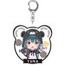 Kuma Kuma Kuma Bear Nendoroid Plus Acrylic Key Ring Yuna Black Bear Ver. (Anime Toy)