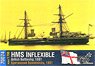 Battleship HMS Inflexible, 1881 (Plastic model)