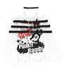 45 Punk Bambi !! Ghost Dress Set (White x Black) (Fashion Doll)