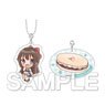 [Love Live! Nijigasaki High School School Idol Club] Hot Dog Buns Acrylic Key Ring Shizuku Osaka (Anime Toy)