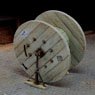 ジオラマアクセサリー 木製ケーブルリール大 (直径65mm) (プラモデル)