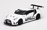 LB-Silhouette Works GT Nissan 35GT-RR Ver.2 White LBWK (LHD) (Diecast Car)