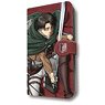 Attack on Titan Notebook Type Smart Phone Case [Levi B] (Anime Toy)