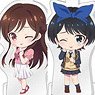 Rent-A-Girlfriend Trading Tehepero Acrylic Stand Key Ring (Set of 8) (Anime Toy)