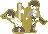 Attack on Titan Pins Eren & Levi (Yuru Palette) (Anime Toy)