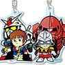 SD Gundam Acrylic Key Ring Vol.3 (Set of 8) (Anime Toy)