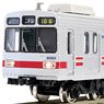Tokyu Series 8090 (Late Production, Oimachi Line Red Stripe) Five Car Formation Set (w/Motor) (5-Car Set) (Pre-colored Completed) (Model Train)