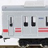 Tokyu Series 8090 (Early Production, Oimachi Line Red Stripe) Five Car Formation Set (w/Motor) (5-Car Set) (Pre-colored Completed) (Model Train)