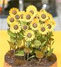 Paper Sunflowers for Dioramas (Plastic model)