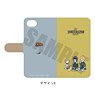 Zoku [Touken Ranbu: Hanamaru] Notebook Type Smart Phone Case (iPhoneXS Max) PlayP-FE Maeda Toshiro/Odenta Mitsuyo/Sohayanotsurugi (Anime Toy)