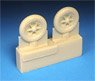 Bf109E/F Mainwheels with Ribbed Tires (Plastic model)