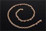 Medium Coarse Brass Chain Suitable for 1/35 and 1/48 Scale (Plastic model)