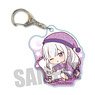 Gyugyutto Acrylic Key Ring Re:Zero -Starting Life in Another World- Good Night Ver. Emilia (Anime Toy)