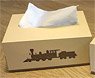 Half Size Tissue Case (Steam Locomotive) (Railway Related Items)
