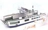 Ferryboat (Jinchu Type) Paper Kit (Unassembled Kit) (Model Train)