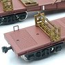 1/80(HO) CHIKI5500 Rail Transporter Type F (Kyushu/Sanyo/Tokaido Version) Three Car Set Paper Kit (3-Car Unassembled Kit) (Model Train)