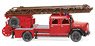 (HO) Fire Brigade - Turntable Ladder DL 25h (Model Train)
