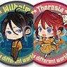 Re:Zero -Starting Life in Another World- Trading Mat Can Badge American Retro Ver. (Set of 6) (Anime Toy)