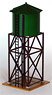 HO Scale Size Water Tower A (Steel Frame) Kit (Unassembled Kit) (Model Train)