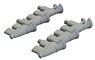 Spitfire Mk.Vc Exhaust Stacks (for Airfix) (Plastic model)