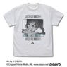 Hatsune Miku T-Shirt Karanagare Ver. White S (Anime Toy)