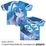 Hatsune Miku Double Sided Full Graphic T-Shirt Shinotaro Ver. L (Anime Toy)