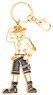 One Piece Stained Glass Style Key Chain Portgas D. Ace (Anime Toy)