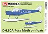 DH.80A Puss Moth On The Floats (Plastic model)