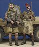 LRDG Trooper & Hussar Officer WW II (Plastic model)