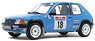 Peugeot 205 Rally PTS Le Tour de Corse 1990 (Blue) (Diecast Car)
