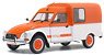 Citroen Acadiane Acaspot 1984 (White / Orange) (Diecast Car)