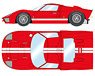 GT40 Mk.II Street ver.1966 レッド/ホワイトストライプ (ミニカー)