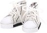 Picco P High Cut Sneaker (White) (Fashion Doll)