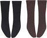 Picco P High Socks B Set (Black/Brown) (Fashion Doll)