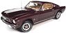 1965 Ford Mustang GT 2+2 Burgundy (Diecast Car)