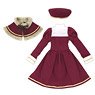 PNM Holy Night Date Clothes Set (Bordeaux) (Fashion Doll)