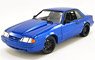 1990 Ford Mustang 5.0 LX - Supercharged Street Fighter - Metallic Blue (ミニカー)