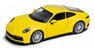 Porsche 911 Carrera 4S (Yellow) (Diecast Car)
