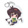 Dropout Idol Fruit Tart Puchichoko Acrylic Key Ring [Hemo Midori] (Anime Toy)